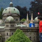 Reinemachen beim Bundeshaus in Bern