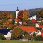 Reinhardsgrimma im Osterzgebirge mit einer berühmten Kirche...