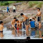 Reinigung am Mekong