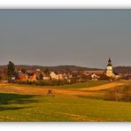 Reinsdorf in der Abendsonne