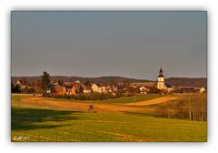 Reinsdorf in der Abendsonne