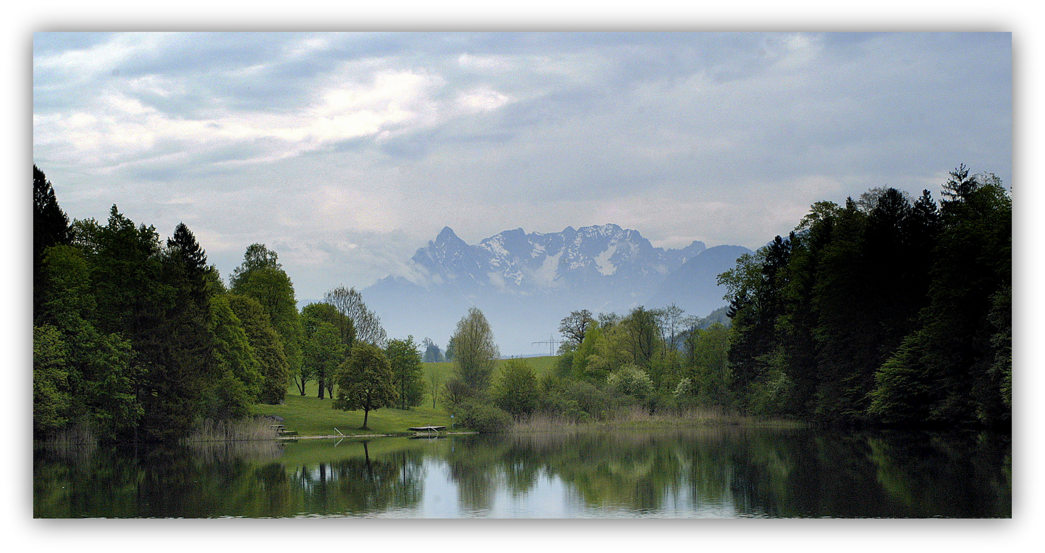 Reintaler See vor Zahmen Kaiser