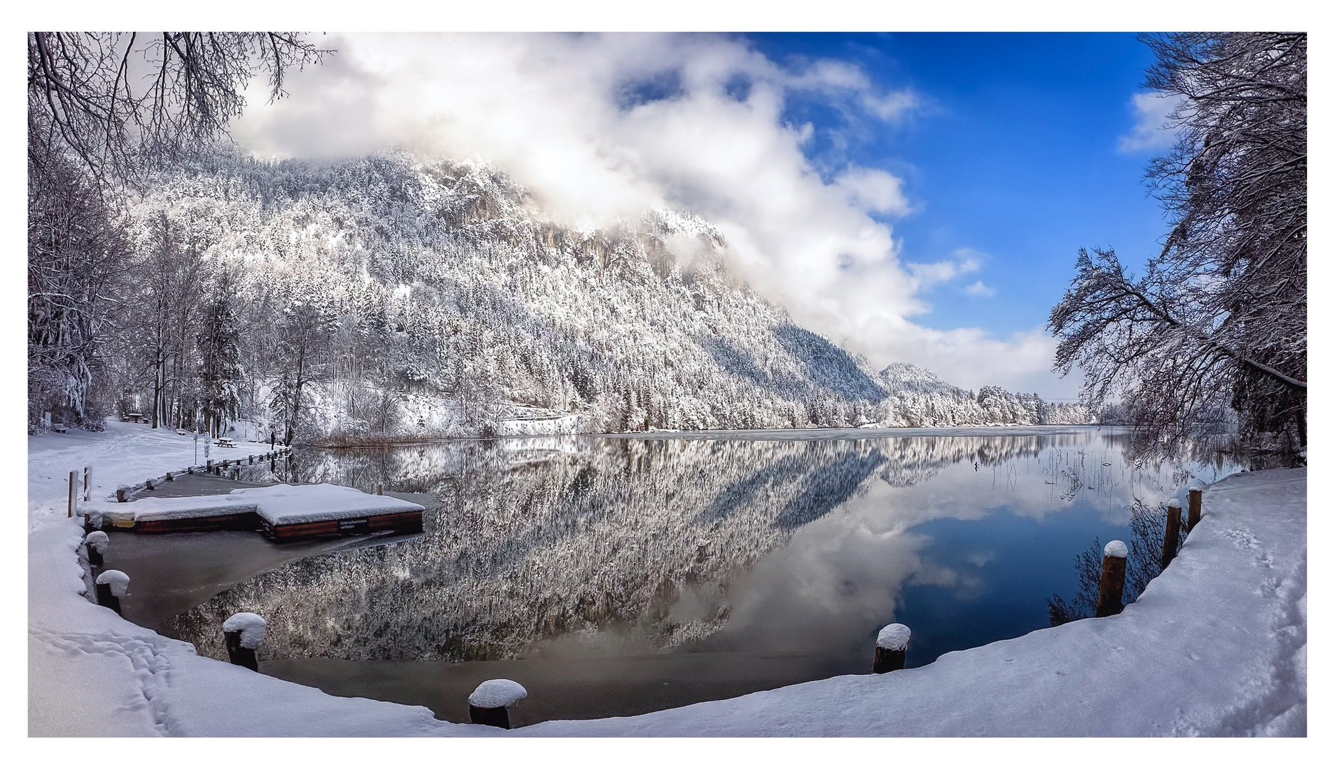 Reintalersee im Winterkleid