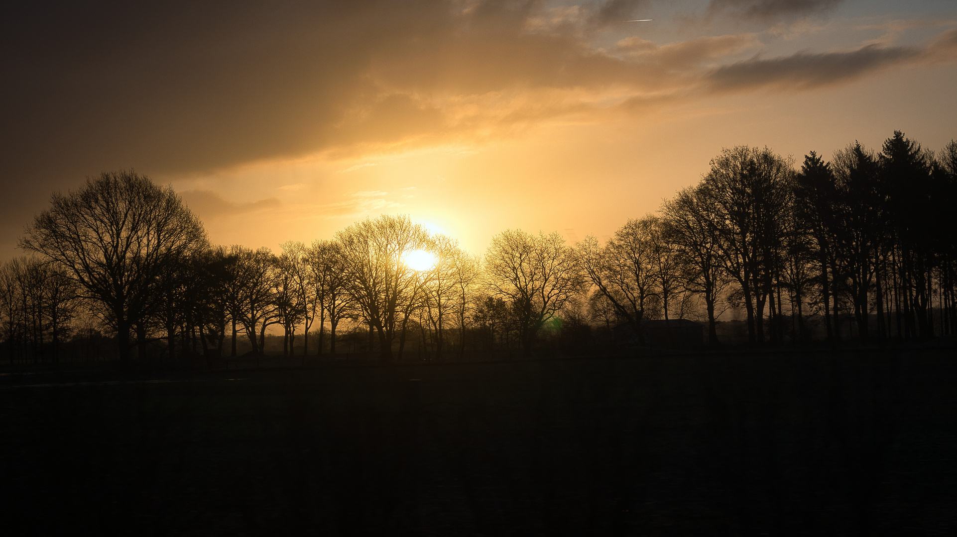 Reise in den Norden - Sonnenaufgang bei 130km/h