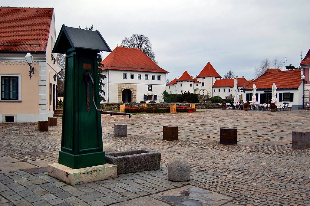 Reise in die Vergangenheit, die Altstadt von Varazdin, Kroatien