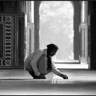 Reise Mann sw Palast India sn-can-SW +Reisefotos India