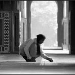 Reise Mann sw Palast India sn-can-SW +Reisefotos India