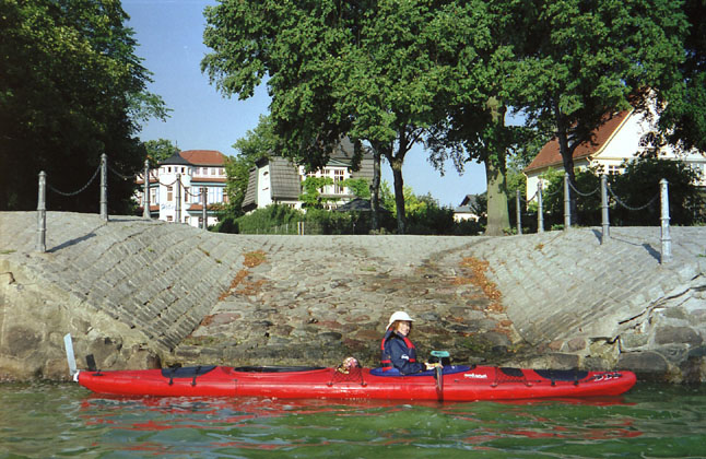 Reisebeginn an der Sundpromenade