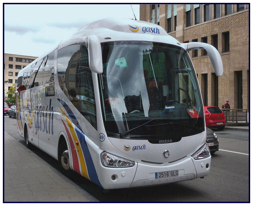 Reisebus in Brüssel