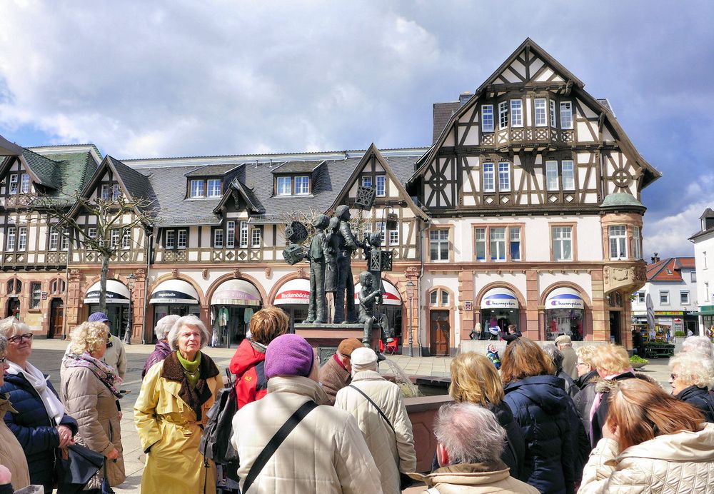 Reisegruppe in Bad Homburg