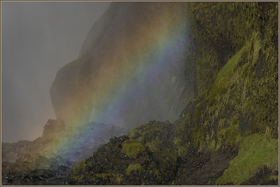 Reiseimpressionen Island : Am Skogafoss