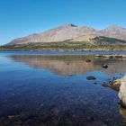 Reise,Irland,Torfsee,Spiegelung der Berge