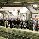 Reisende am Gare Montparnasse