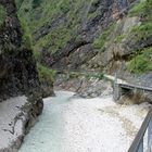 Reisender Bach in der Almbachklamm im Berchtesgadener Land