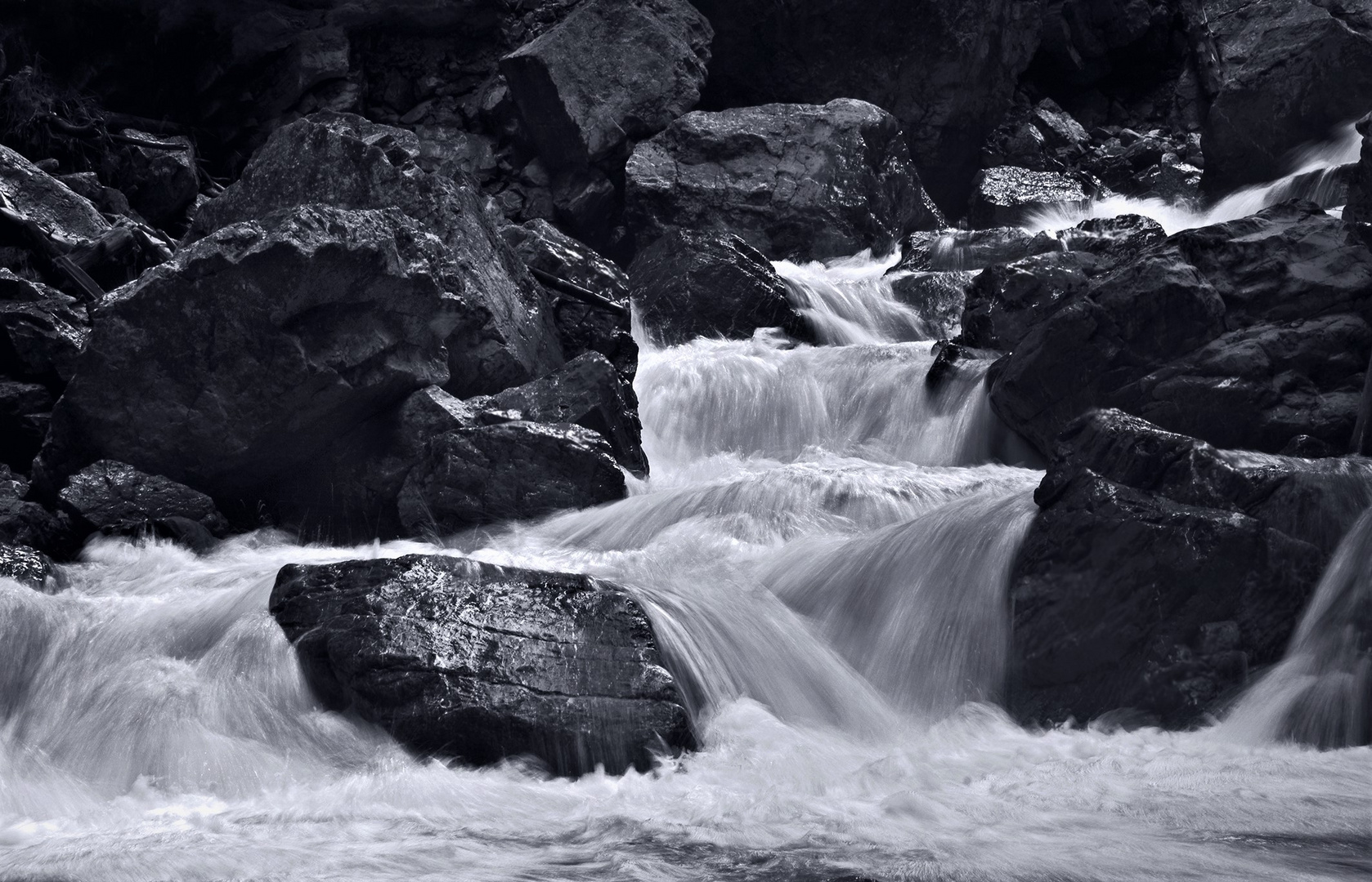 Reißendes Wasser....