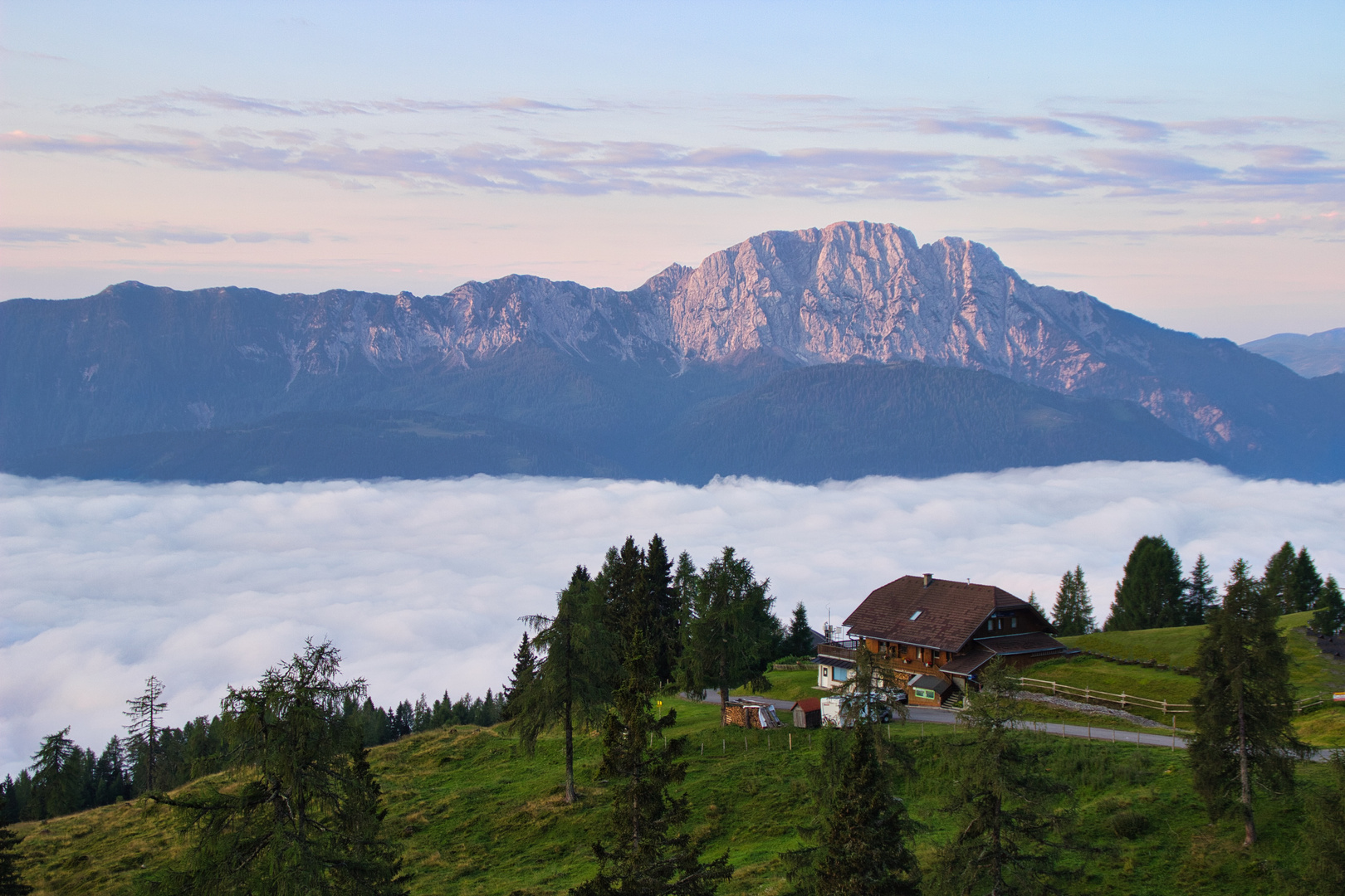 Reißkofel im Sonnenaufgang