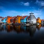 Reitdiephaven in Groningen, Holland