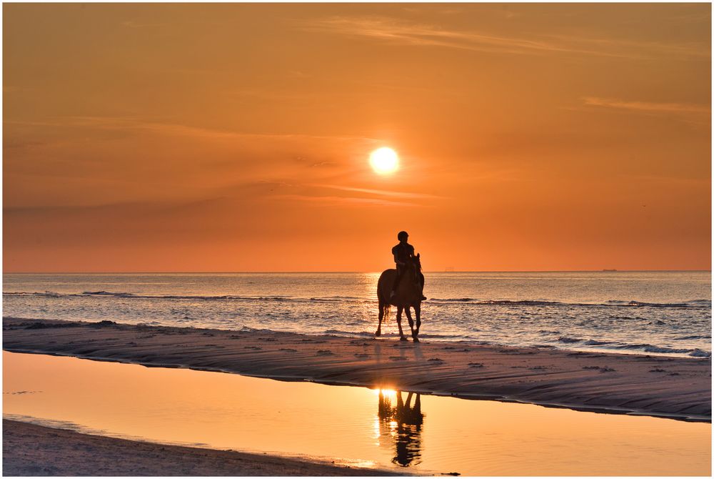 Reiten am Strand