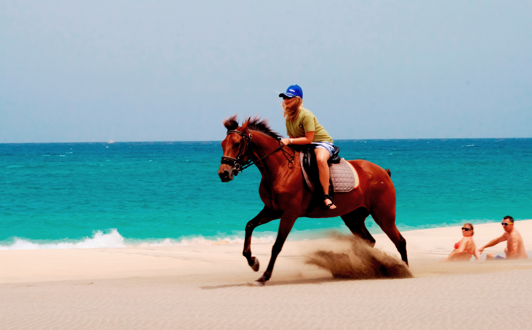 Reiten am Strand