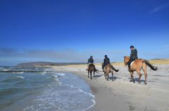 Reiten am Strand 