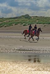 Reiten am Strand 