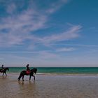 Reiten am Strand