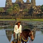 Reiten in Angkor Wat