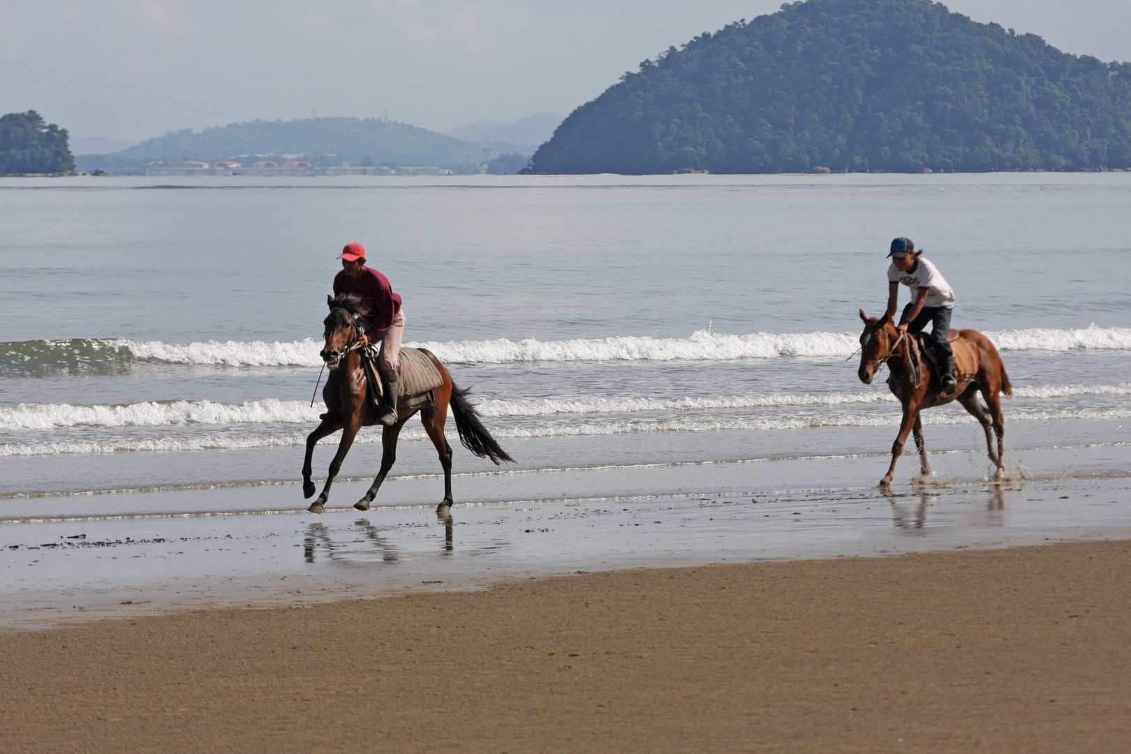 Reiter am Berringis Beach