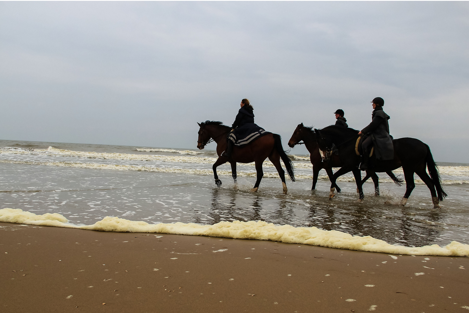 Reiter am Meer