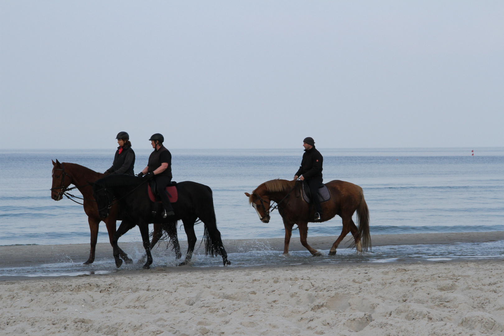 Reiter am Strand