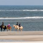 Reiter am Strand