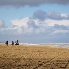 Reiter am Strand