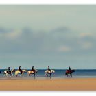 Reiter am Strand