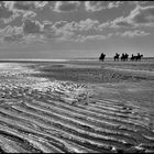 Reiter am Strand