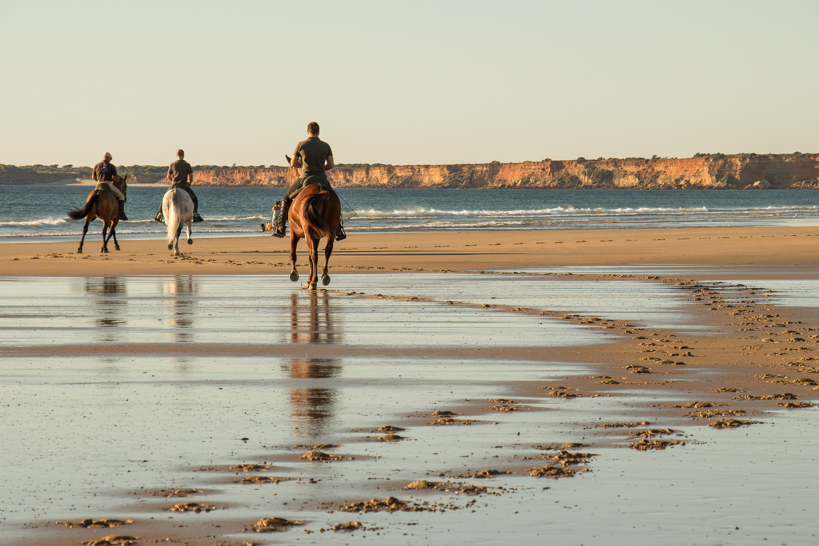 Reiter am Strand der Costa de la Luz