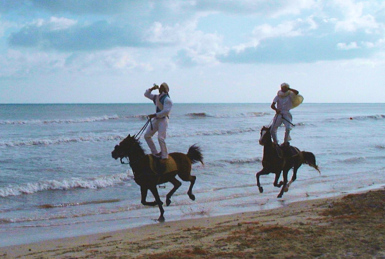 Reiter am Strand - Djerba