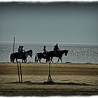 Reiter am Strand