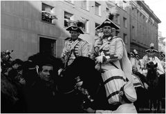 Reiter im Kölner Rosenmontagszug