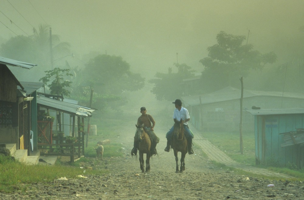 Reiter im Nebel