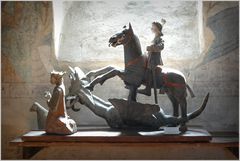 Reiter in der Kirche