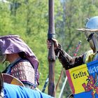 Reiter in Kampfrüstung - mittelalterlicher Markt Neuss