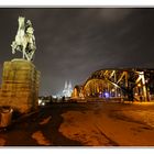 Reiterdenkmal an der Eisenbahnbrücke