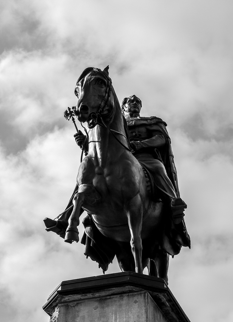 Reiterdenkmal auf dem Kölner Heumarkt