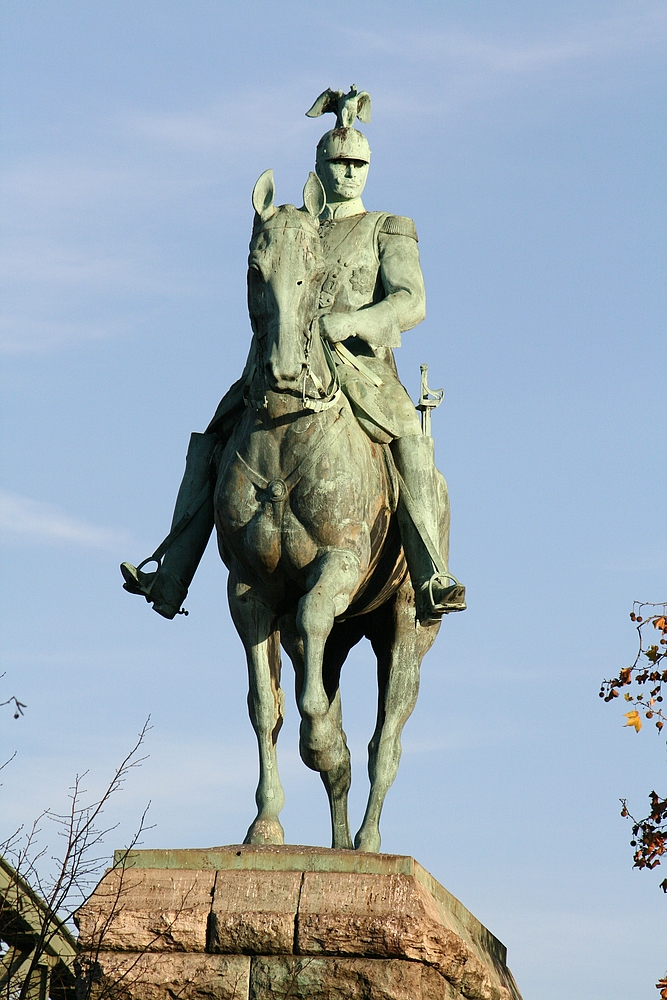 Reiterdenkmal vor der Hohenzollernbrücke (29.11.2011) (5)