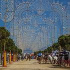 Reiterparcour bei der Feria in Chiclana