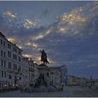 Reiterskulptur von Vittorio Emanuele II, Venedig, Italien