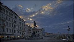 Reiterskulptur von Vittorio Emanuele II, Venedig, Italien