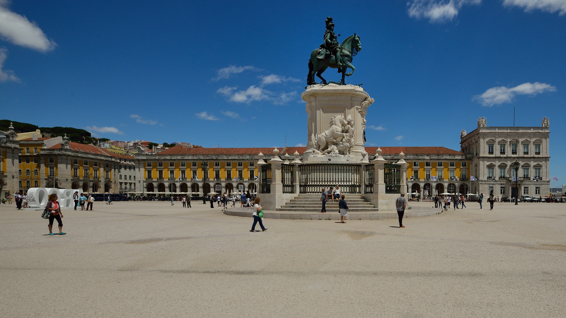 Reiterstatue:  Joseph I. von Portugal