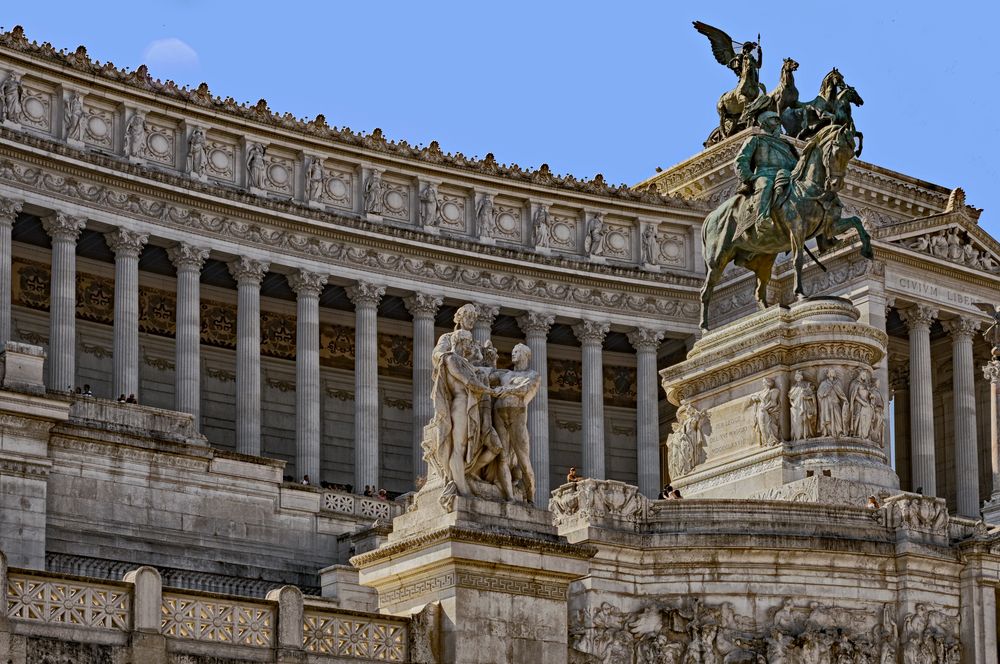 Reiterstatue von Viktor Emanuel II. Roma