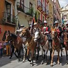 Reitertruppe auf dem Sant´Efisio Fest in Cagliari